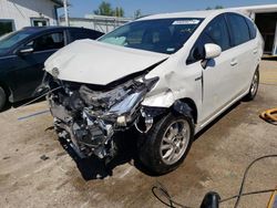 Salvage cars for sale at Pekin, IL auction: 2015 Toyota Prius V