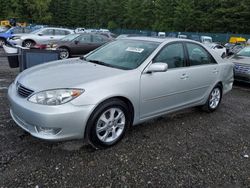 Salvage cars for sale from Copart Graham, WA: 2005 Toyota Camry LE