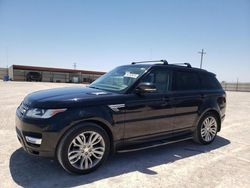 Salvage cars for sale from Copart Andrews, TX: 2014 Land Rover Range Rover Sport HSE