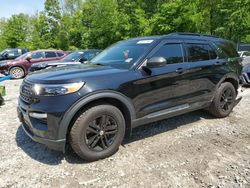 Salvage cars for sale at Candia, NH auction: 2021 Ford Explorer XLT