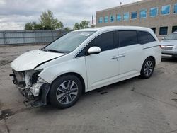 Salvage cars for sale at Littleton, CO auction: 2016 Honda Odyssey Touring