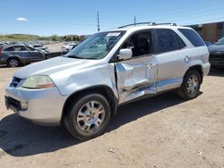 Acura salvage cars for sale: 2002 Acura MDX