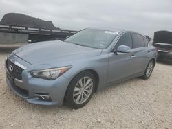 Salvage cars for sale at Temple, TX auction: 2015 Infiniti Q50 Base