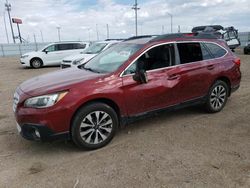 Salvage cars for sale at Greenwood, NE auction: 2015 Subaru Outback 2.5I Limited