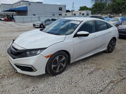 Salvage cars for sale from Copart Opa Locka, FL: 2019 Honda Civic LX