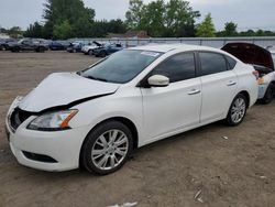 Salvage cars for sale at Finksburg, MD auction: 2013 Nissan Sentra S