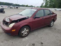 Salvage cars for sale at Dunn, NC auction: 2007 Ford Focus ZX4