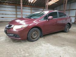Salvage cars for sale at Bowmanville, ON auction: 2013 Honda Civic LX
