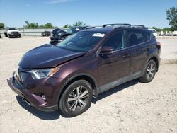 Salvage cars for sale at Kansas City, KS auction: 2017 Toyota Rav4 XLE