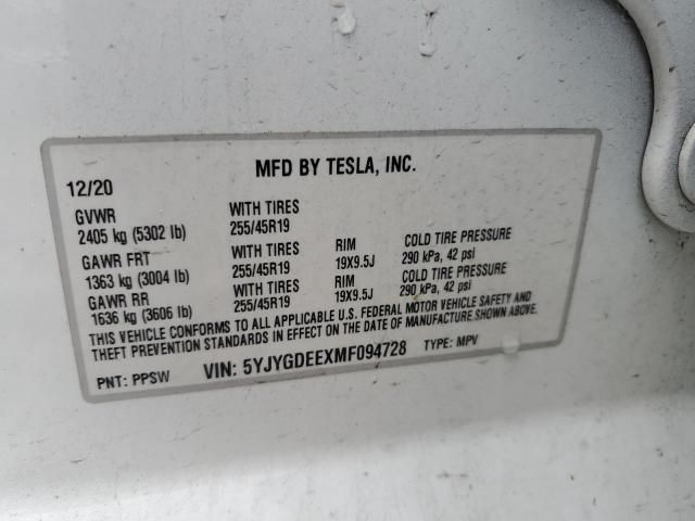 2021 Tesla Model Y