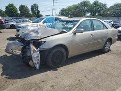 Salvage cars for sale at Moraine, OH auction: 2002 Toyota Camry LE