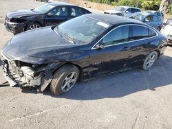 Salvage cars for sale from Copart San Martin, CA: 2016 Chevrolet Malibu LS