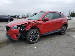 Salvage cars for sale from Copart Rancho Cucamonga, CA: 2016 Mazda CX-5 GT