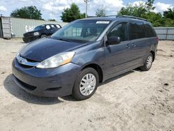 Salvage cars for sale from Copart Midway, FL: 2007 Toyota Sienna CE