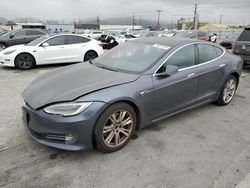 Salvage cars for sale at Sun Valley, CA auction: 2021 Tesla Model S