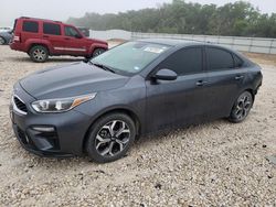 Salvage cars for sale from Copart New Braunfels, TX: 2019 KIA Forte FE