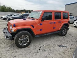 Jeep Wrangler Unlimited Sahara salvage cars for sale: 2020 Jeep Wrangler Unlimited Sahara