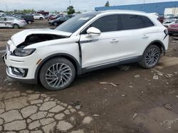 Vehiculos salvage en venta de Copart Woodhaven, MI: 2020 Lincoln Nautilus Reserve