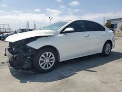 Salvage cars for sale from Copart Wilmington, CA: 2021 KIA Forte FE