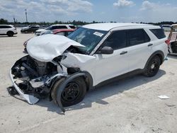 Salvage cars for sale at Arcadia, FL auction: 2020 Ford Explorer Police Interceptor