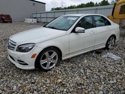Salvage cars for sale at Wayland, MI auction: 2011 Mercedes-Benz C 300 4matic