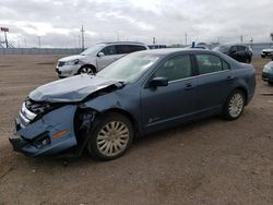 Salvage cars for sale at Greenwood, NE auction: 2012 Ford Fusion Hybrid