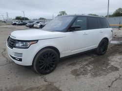 Salvage SUVs for sale at auction: 2016 Land Rover Range Rover Supercharged