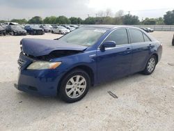Salvage cars for sale at San Antonio, TX auction: 2007 Toyota Camry Hybrid