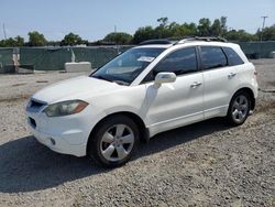 Salvage cars for sale at Riverview, FL auction: 2007 Acura RDX Technology