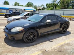 Salvage cars for sale at Wichita, KS auction: 2007 Mitsubishi Eclipse ES