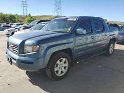 Salvage cars for sale from Copart Littleton, CO: 2007 Honda Ridgeline RTL