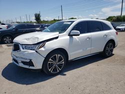 Acura mdx Technology salvage cars for sale: 2020 Acura MDX Technology