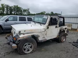 Salvage cars for sale at Spartanburg, SC auction: 2004 Jeep Wrangler / TJ Sport