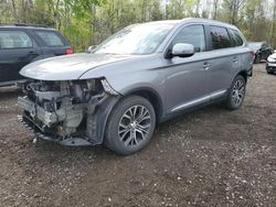 Salvage cars for sale at Bowmanville, ON auction: 2017 Mitsubishi Outlander GT