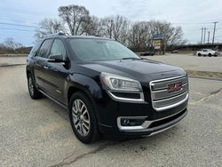Salvage cars for sale at North Billerica, MA auction: 2015 GMC Acadia Denali