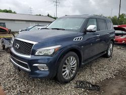 Salvage cars for sale from Copart Columbus, OH: 2015 Infiniti QX80