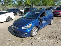 Salvage cars for sale from Copart Cicero, IN: 2016 Hyundai Accent SE