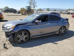 Salvage cars for sale from Copart San Martin, CA: 2017 Honda Accord Sport Special Edition