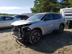 Salvage cars for sale at Seaford, DE auction: 2021 Nissan Rogue SV