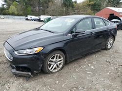 Salvage cars for sale at Mendon, MA auction: 2015 Ford Fusion SE