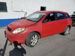 Salvage cars for sale at Farr West, UT auction: 2003 Toyota Corolla Matrix XR