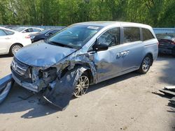 Salvage cars for sale from Copart Glassboro, NJ: 2012 Honda Odyssey EXL