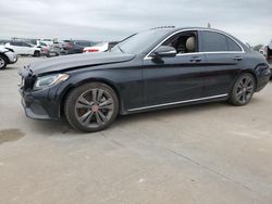 Salvage cars for sale at Grand Prairie, TX auction: 2018 Mercedes-Benz C300