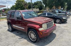 Salvage cars for sale at Apopka, FL auction: 2008 Jeep Liberty Limited