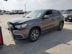 Salvage cars for sale from Copart Grand Prairie, TX: 2017 Mitsubishi Outlander Sport ES