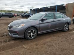 Salvage cars for sale at Colorado Springs, CO auction: 2016 Honda Accord LX