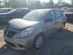 Salvage cars for sale from Copart Madisonville, TN: 2014 Nissan Versa S