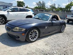 Salvage cars for sale at Opa Locka, FL auction: 2005 BMW Z4 2.5