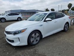 Vehiculos salvage en venta de Copart San Diego, CA: 2018 KIA Optima Hybrid