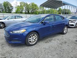 Salvage cars for sale at Spartanburg, SC auction: 2016 Ford Fusion SE